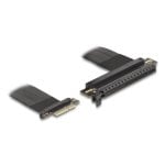 Adaptateur PCIe Delock 81498 Riser x4 vers x16 30 cm Noir