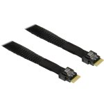 Cable SAS Intertech SFF-8654 4i 70 cm Negro Macho-Macho Alta Velocidad