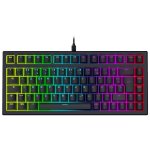 Clavier Designed by GG Red Blade 75 compact switches Red Blood RGB AZERTY Français