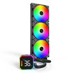 Refrigeración Líquida Montech HyperFlow Digital 360 360mm 3 Lüfter LED RGB