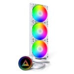 Refrigeração Líquida Montech LightFlow ARGB 360mm 3 Ventoinhas RGB Branco
