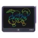 Tablette d ecriture Celly KIDSBOARDPK rose multicolore etanche stylet inclus