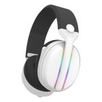 Auriculares Subsonic SA5717-2 sem fios e com fio Bluetooth Gaming RGB 7.1 Branco