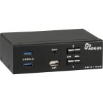 Switch KVM Intertech AS-21HUS HDMI 4K USB Audio Nero