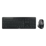 Tastatur CHERRY Stream Desktop Ultimate kabellos beleuchtet QWERTZ mit ergonomischer Maus