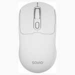 Ratón Savio MB-05 Bluetooth Sans Fil 1600 DPI Blanc Clic Silencieux