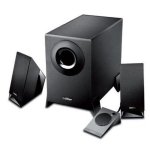 Altavoces Edifier 2.1 câblés 8,5 W avec subwoofer en bois et contrôle rotatif