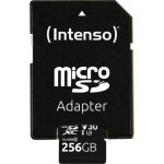 Cartao de memoria Intenso 3433492 256GB microSDXC UHS-I U3 V30 com adaptador