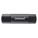 Pen USB Intenso 3544492 256GB USB-A USB-C alumínio preto