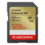 Carte SanDisk Extreme GO 128GB SDXC UHS-I 230MB/s résistante
