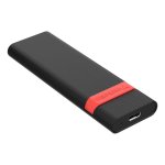 Caja externa SSD Verbatim 32261 M.2 NVMe ABS Policarbonato Negro Rojo sin herramientas