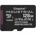 microSD Karte Kingston Industrial 128GB UHS-I U3 V30 wasserfest Temperatur