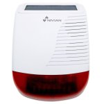 Alarme Nivian NVS-SOLARSIREN RF 433 MHz Solar Sem Fio Exterior IP65 LED