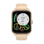 Zeblaze GTS 4 WiFi 1.94" AMOLED Or Boîtier Métal Bracelet Beige Pulsomètre Autonomie