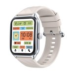 Zeblaze GTS 4 4G WiFi 1.94" AMOLED Argent Bracelet Blanc M Pulsomètre Appels Bluetooth