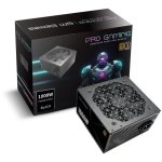 Fuente de Alimentación ProGaming 1000W 80+ Gold modular Fan Stop condensador japonés