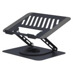 Support ordinateur portable TnB NBSTAND360 aluminium noir 360° 15 pouces