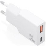 Carregador Aisens A110-1000 GaN 25W USB-C PD3.0 QC4.0 USB-A QC3.0 Branco