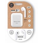 Auriculaires Tech One Tech SIUX.2 sans fil Bluetooth TWS avec étui de charge blanc