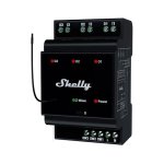 Relais Z-Wave Shelly Wave Pro 3 LR Contrôle éclairage, Rail DIN