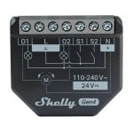 Relais Wi-Fi Shelly 2PM Gen4 Wi-Fi Bluetooth Zigbee Matter Contrôle des volets Suivi de l’énergie