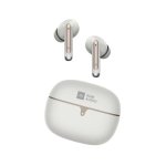 Auriculares AGM Buds 5 sem fios Bluetooth ANC USB-C Microfone Bege