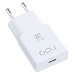 Carregador DCU Tecnologic 37300920 USB-C Power Delivery 20W ultrafino branco