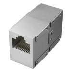 Adaptador Hama 00200327 RJ-45 Cat6 metálico prateado