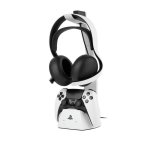 Base de Carga Nacon para mando PS5 DualSense y Auriculares Pulse Elite Blanco