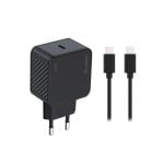 Cargador Nacon XBXROGADAPT65 65 W Power Delivery USB-C Negro portátil