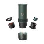Cafetera Espresso Outin Mino Portátil Verde 70 ml 22 Bares batería 9000 mAh IP67