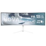 Monitor Arozzi Nova 49" Dual QHD 165Hz VA Curvo HDR Altura Ajustable