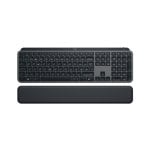 Teclado Logitech MX Keys S sem fios QWERTZ retroiluminado com apoio de pulso