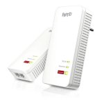 Adaptateur Powerline Fritz 1240 AX WLAN Set Wi-Fi 6 1200 Mbps Gigabit Ethernet