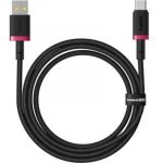 Cable Baseus P10377802U01-01 1m USB-C 60W Charge Rapide Noir Rouge