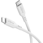 Cable Goobay 77743 USB-C 1,5 m Blanc Charge Rapide Silicone