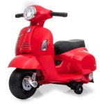 Correpasillos JAMARA Vespa Mini Batterie 4 Räder LED schwarz rot
