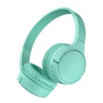 Auriculaires Belkin SoundForm Mini sans fil et filaire Bluetooth pour enfants, menthe