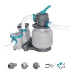 Bomba de agua Bestway Filtre A Sable 6 056 L/h para piscinas hasta 42 m³ con prefiltro