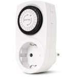 Adaptador Entac EMT24-1E mecânico 230 V 16 A 3680 W branco preto