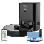 Saugroboter mit Wischfunktion EZIclean I-Bot Z7 Smart Mit Absaugstation Navigationsklasse Laser 3.000 Pa