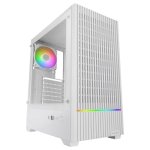 Boitier PC Mars Gaming MC-Quantum ATX Mesh Verre Trempe 4x 120mm Blanc