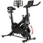 Sportnow Bicicleta Estática Con Resistencia Magnética Ajustable Y Pantalla Lcd