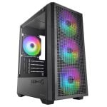 Mars Gaming Mc-vector Caja Gaming Micro-atx Y Mini-itx 4x Ventiladores 120mm Cristal Templado Negro