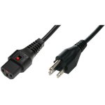 Cavo MicroConnect MC-USAC132B 2 m nero C13 a NEMA 5-15R