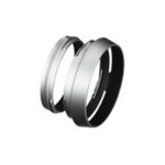 Parasol Fujifilm LH-X100 Silver Compatible FinePix X100 Design Rond