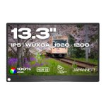 Monitor PC JAPANNEXT JN-MD-IPS133WUXGAR 13.3" WUXGA 60Hz IPS HDR G-Sync FreeSync 25ms