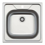 Lavello Cata CS-1 X Acciaio Inox 480 x 480 mm 1 Vasca