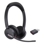 Auriculaires Yealink WH64 Hybrid Dual UC sans fil DECT Bluetooth Bureau ANC Noir