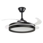 Ventilatore da soffitto InnovaGoods 4 pale LED DC 6 velocità telecomando